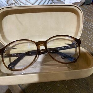 Chloé Brown Round Glasses